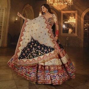 Multicolor Lehenga Choli Navaratri Lehenga Diwali Outfit Sangeet Eid